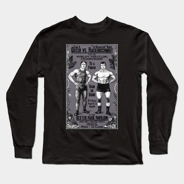 Gotch vs. Hackenschmidt Long Sleeve T-Shirt by Cyborg One